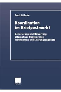 Koordination Im Briefpostmarkt