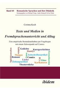 Texte und Medien in Fremdsprachenunterricht und Alltag