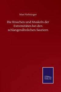 Knochen und Muskeln der Extremitäten bei den schlangenähnlichen Sauriern