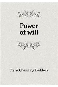 Power of Will