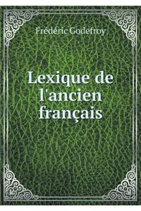 Lexique de l'Ancien Français