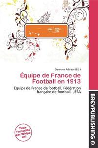 Quipe de France de Football En 1913