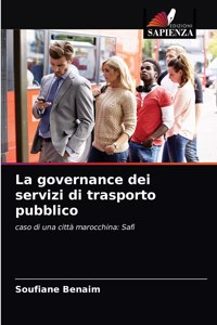 governance dei servizi di trasporto pubblico