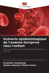 Scénario épidémiologique de l'anémie ferriprive chez l'enfant