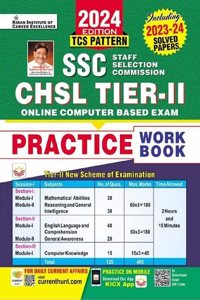 SSC CHSL Tier 2 Practice Work Book Including Solved Papers (English Medium)(4819)