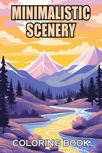 Minimalistic Scenery Coloring Book