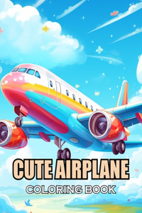 Cute Airplane Coloring Book