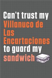 Can't trust my Villanuco de Las Encartaciones to guard my sandwich