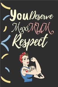 You Deserve MaxiMUM Respect