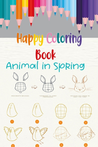 Happy animals Coloring Book