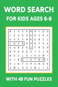 Word Search for Kids Ages 6-8
