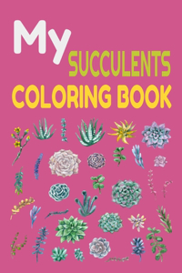 My succulents coloring book