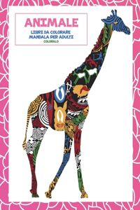 Libri da colorare Mandala per adulti - Coloralo - Animale