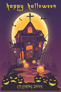 Happy Halloween Coloring Book