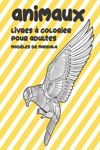 Livres à colorier pour adultes - Modèles de mandala - Animaux
