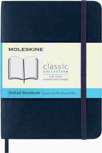 Moleskine Sapphire Blue Pocket Dotted Notebook Soft