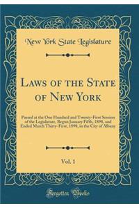 Laws of the State of New York, Vol. 1