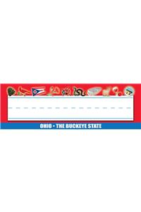 Ohio Nameplates - Pack of 36