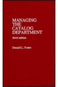 Managing the Catalog Department