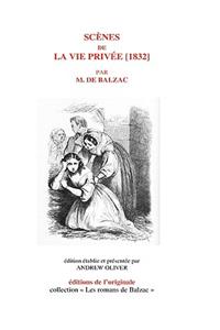 ScÃ¨nes de la Vie PrivÃ©e [1832]