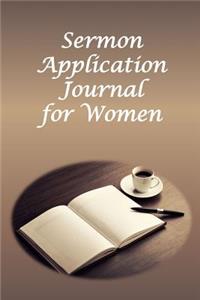 Sermon Application Journal