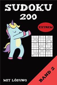 Sudoku 200 Extrem Mit Lösung Band 2