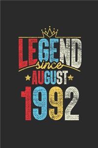 Legend Since August 1992