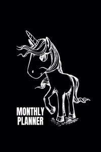 Unicorn Monthly Planner