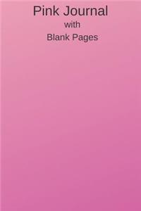 Pink Journal with Blank Pages