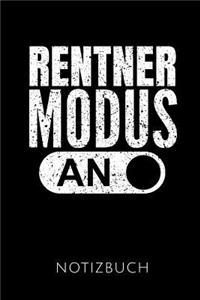 Rentner Modus Notizbuch