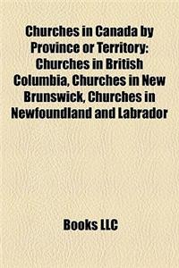 Churches in Canada by Province or Territory