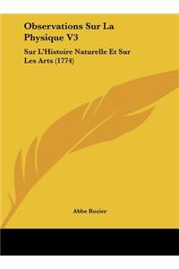 Observations Sur La Physique V3