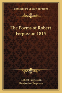 Poems of Robert Fergusson 1815