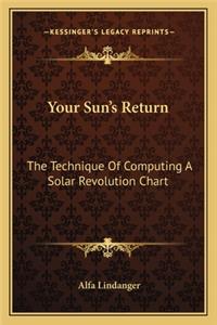 Your Sun's Return: The Technique of Computing a Solar Revolution Chart