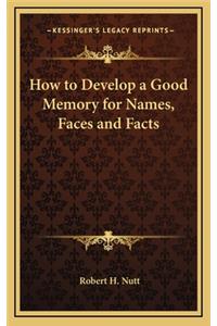 How to Develop a Good Memory for Names, Faces and Facts