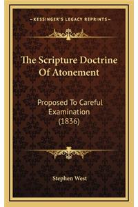 The Scripture Doctrine of Atonement