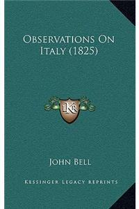 Observations on Italy (1825)
