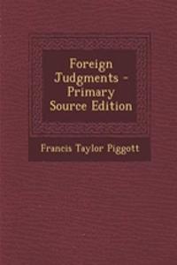 Foreign Judgments