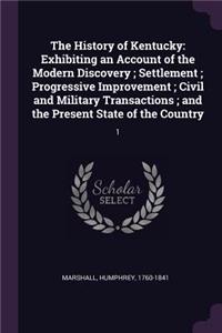 The History of Kentucky