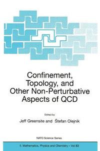 Confinement, Topology, and Other Non-Pertubative Aspects of QCD