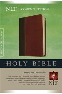 NLT Compact Bible Tutone Brown/Tan