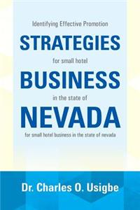 Identifying Effective Promotion Strategies for Small Hotel Business in the State of Nevada