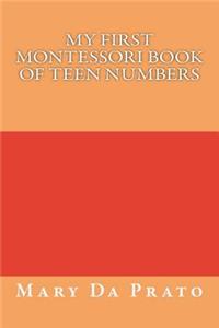 My First Montessori Book of Teen Numbers