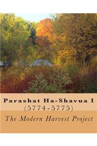 Parashat Ha-Shavua I (5774-5775)