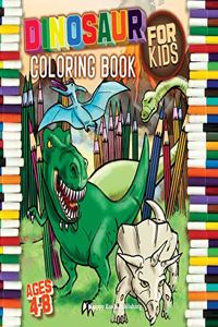 Dinosaur Coloring Book for kids ages 4-8