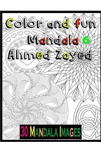 Color And Fun Mandala 6