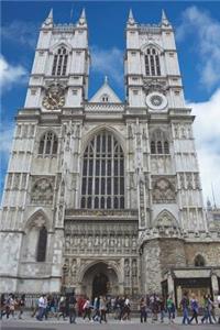 Westminster Abbey London UK Journal: 150 Page Lined Notebook/Diary