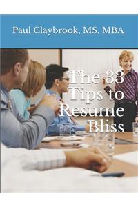 33 Tips to Resume Bliss