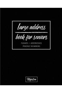 Large Address Book For Seniors