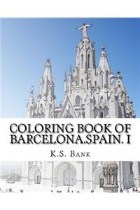 Coloring Book Of Barcelona.Spain. I